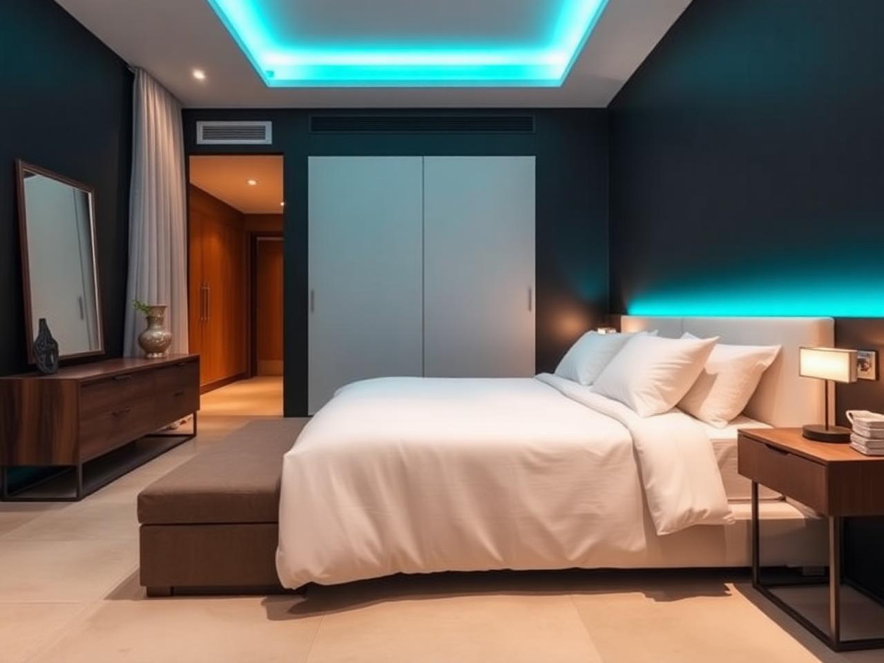 Bedroom two with queen bed